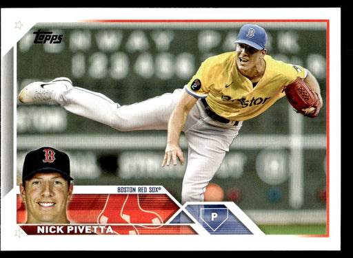 Nick Pivetta 2023 Topps Series 1 Base Front of Card