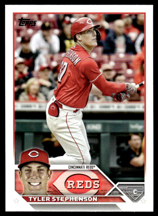 Tyler Stephenson 2023 Topps Series 1 Base Front of Card