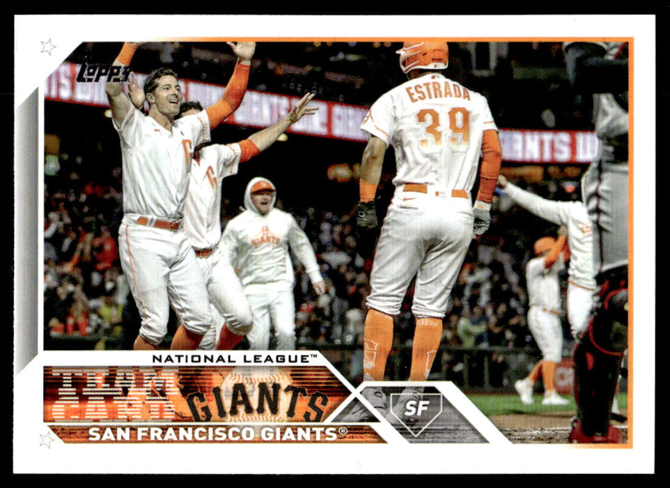 San Francisco Giants 2023 Topps Series 1 Base Front of Card