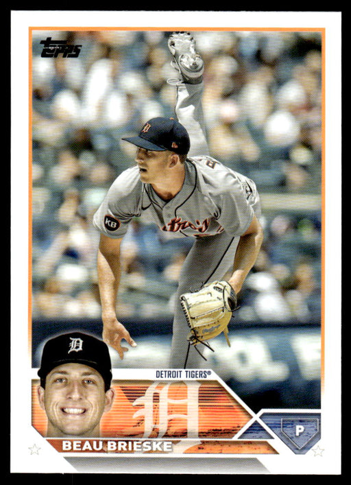 Beau Brieske 2023 Topps Series 1 Base Front of Card