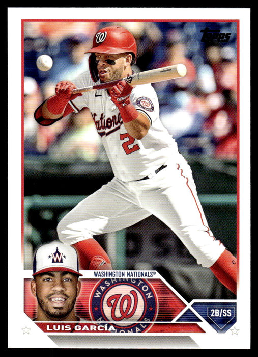 Luis Garcia 2023 Topps Series 1 Base Front of Card