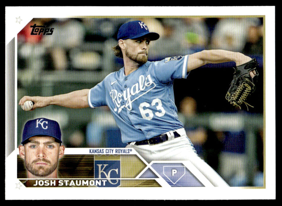 Josh Staumont 2023 Topps Series 1 Base Front of Card