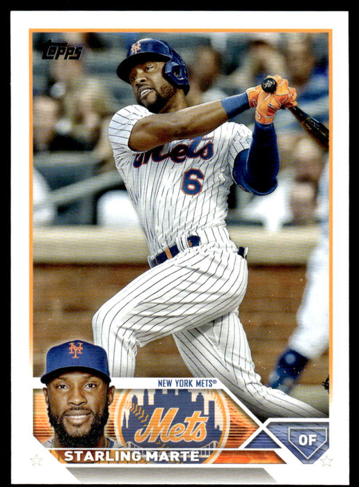 Starling Marte 2023 Topps Series 1 Base Front of Card