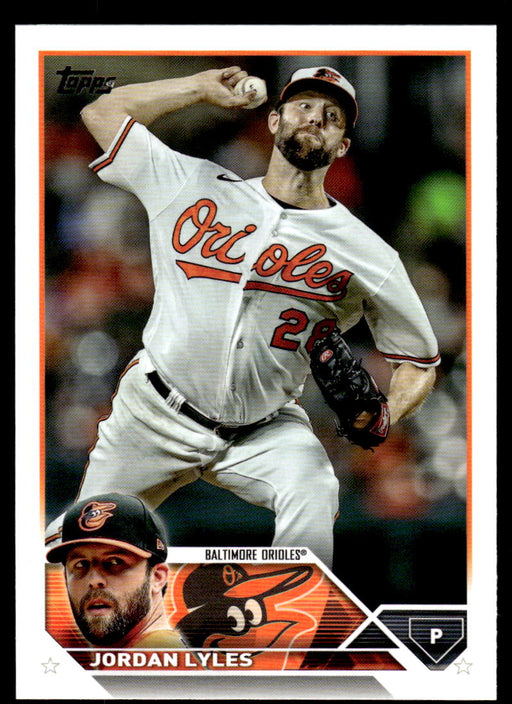 Jordan Lyles 2023 Topps Series 1 Base Front of Card