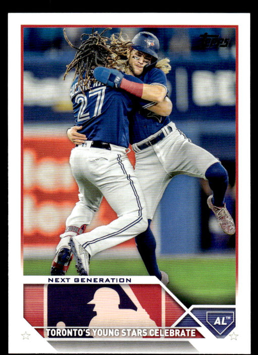 Vladimir Guerrero Jr. 2023 Topps Series 1 Base Front of Card