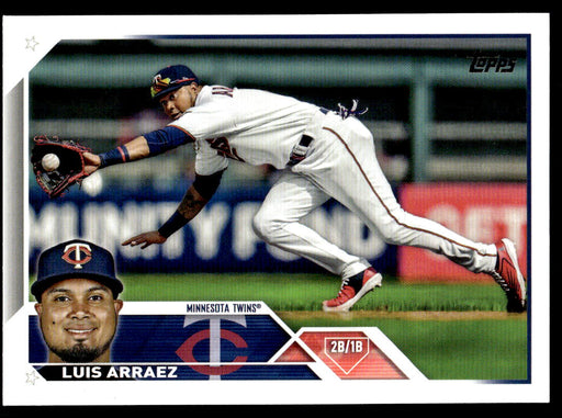 Luis Arraez 2023 Topps Series 1 Base Front of Card