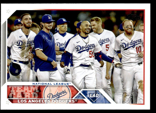 Los Angeles Dodgers 2023 Topps Series 1 Base Front of Card