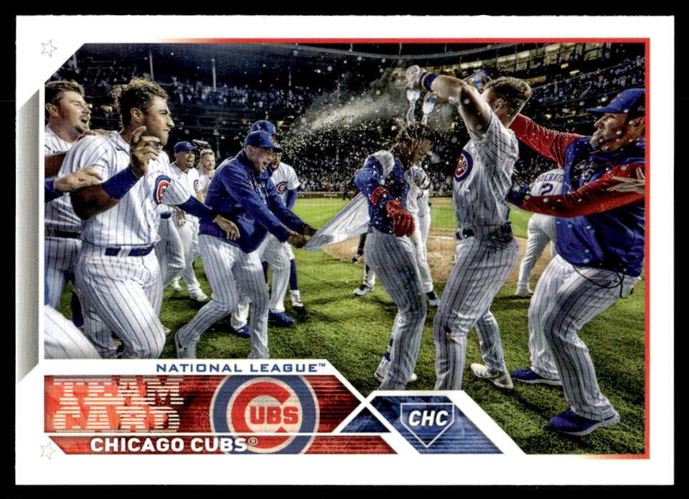 Chicago Cubs 2023 Topps Series 1 Base Front of Card