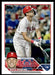 Rhys Hoskins 2023 Topps Series 1 Base Front of Card