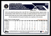 Corbin Burnes 2023 Topps Series 1 Base Back of Card