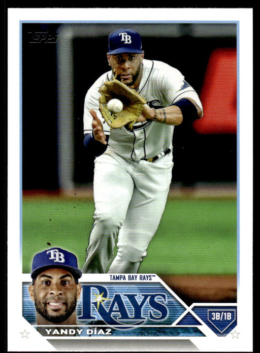 Yandy Diaz 2023 Topps Series 1 Base Front of Card