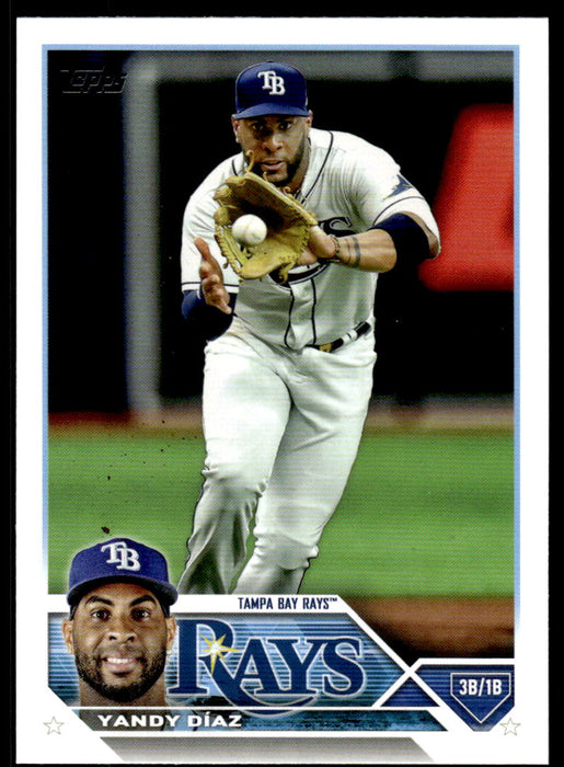 Yandy Diaz 2023 Topps Series 1 Base Front of Card