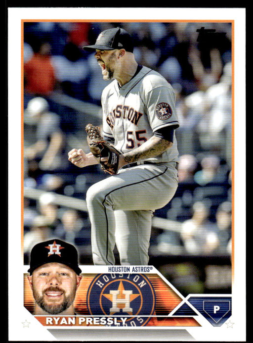 Ryan Pressly 2023 Topps Series 1 Base Front of Card