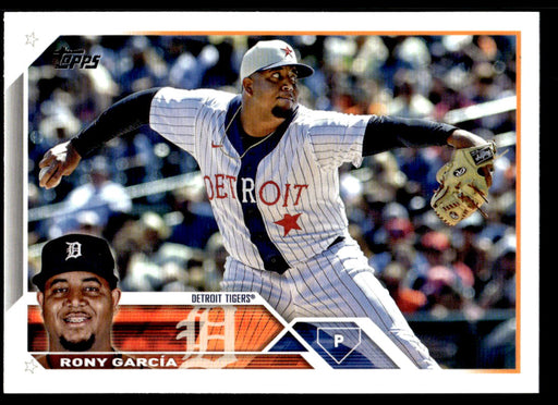 Rony Garcia 2023 Topps Series 1 Base Front of Card