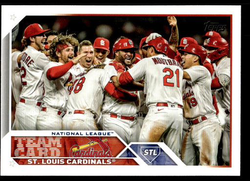 St. Louis Cardinals 2023 Topps Series 1 Base Front of Card