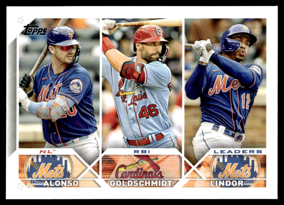 NL RBI Leaders 2023 Topps Series 1 Base Front of Card