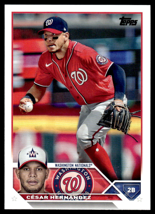 Cesar Hernandez 2023 Topps Series 1 Base Front of Card