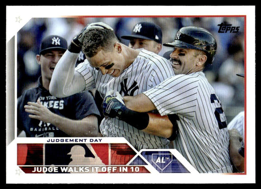 Aaron Judge 2023 Topps Series 1 Base Front of Card