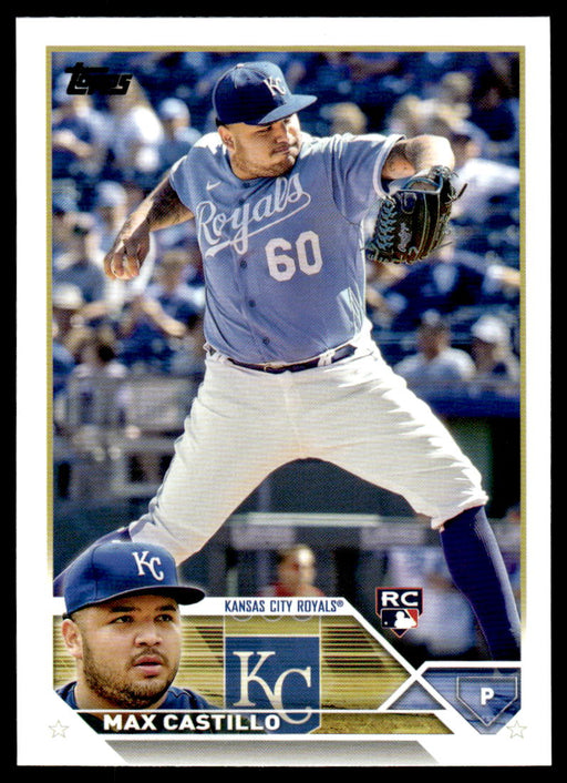 Max Castillo 2023 Topps Series 1 Base Front of Card