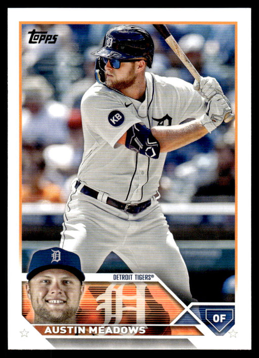 Austin Meadows 2023 Topps Series 1 Base Front of Card