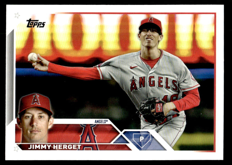 Jimmy Herget 2023 Topps Series 1 Base Front of Card