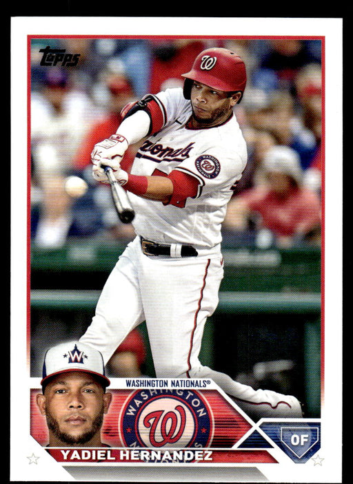 Yadiel Hernandez 2023 Topps Series 1 Base Front of Card