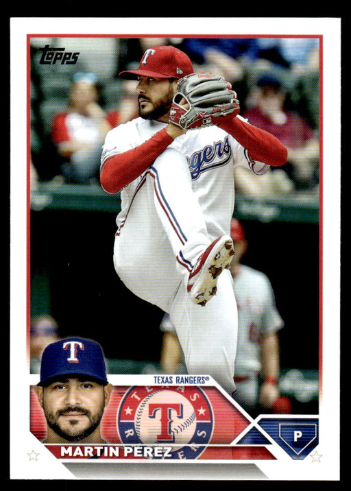 Martin Perez 2023 Topps Series 1 Base Front of Card