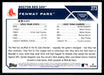 Boston Red Sox 2023 Topps Series 1 Base Back of Card