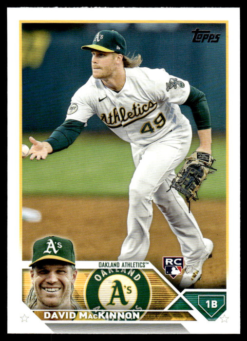 David MacKinnon 2023 Topps Series 1 Base Front of Card