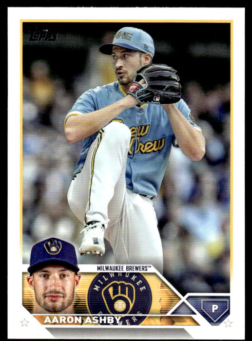 Aaron Ashby 2023 Topps Series 1 Base Front of Card