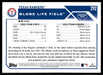 Texas Rangers 2023 Topps Series 1 Base Back of Card