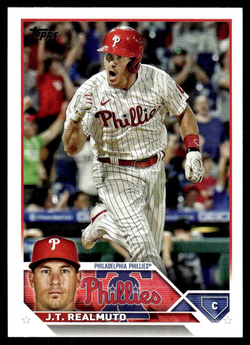 JT Realmuto 2023 Topps Series 1 Base Front of Card