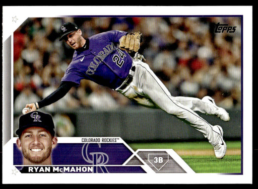 Ryan McMahon 2023 Topps Series 1 Base Front of Card