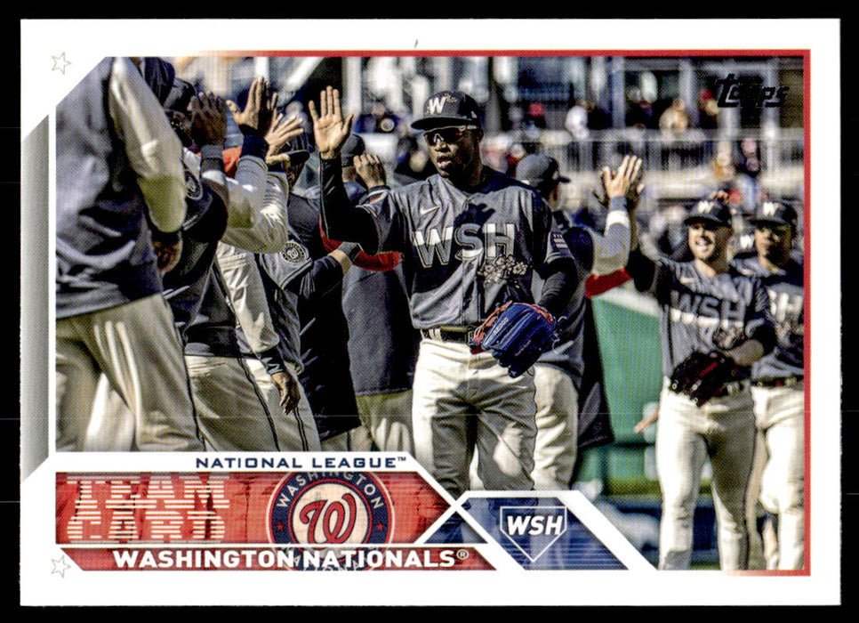 Washington Nationals 2023 Topps Series 1 Base Front of Card