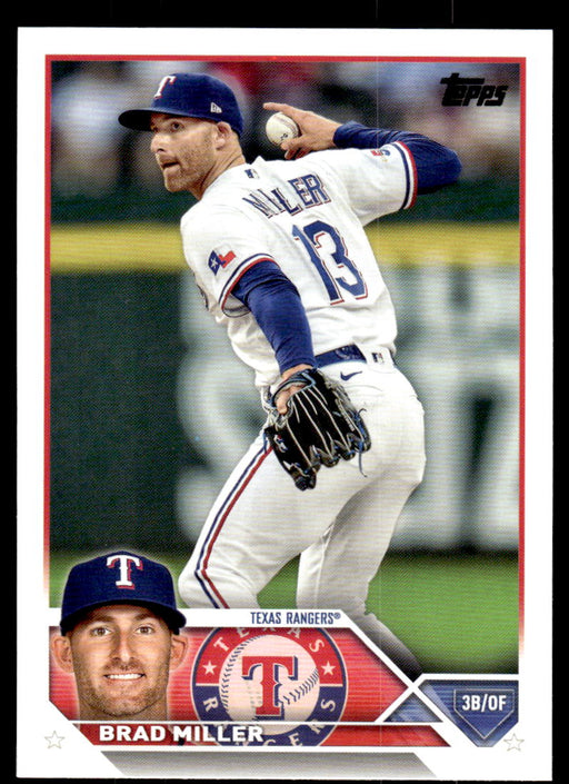 Brad Miller 2023 Topps Series 1 Base Front of Card