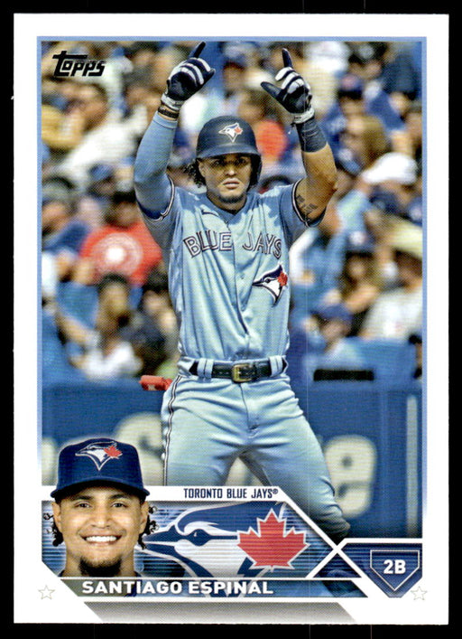 Santiago Espinal 2023 Topps Series 1 Base Front of Card