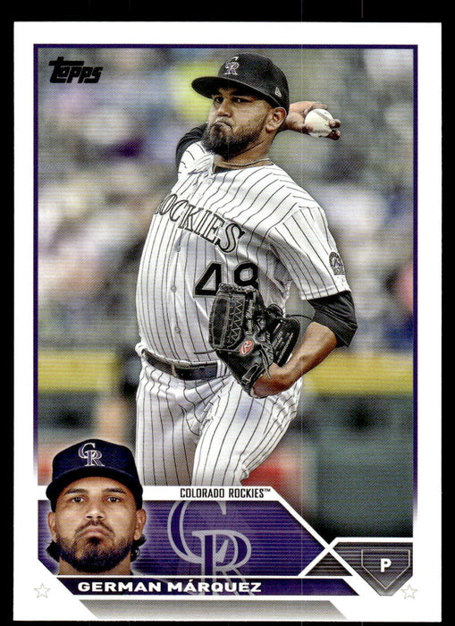 2023 Topps Colorado Rockies Baseball Cards Team Set