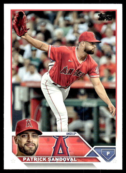 Patrick Sandoval 2023 Topps Series 1 Base Front of Card