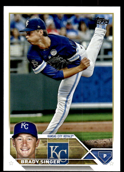 Brady Singer 2023 Topps Series 1 Base Front of Card