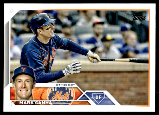 Mark Canha 2023 Topps Series 1 Base Front of Card