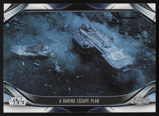 A Daring Escape Plan 2022 Topps Chrome Star Wars Mandalorian # S2-21 Refractor - Collectible Craze America