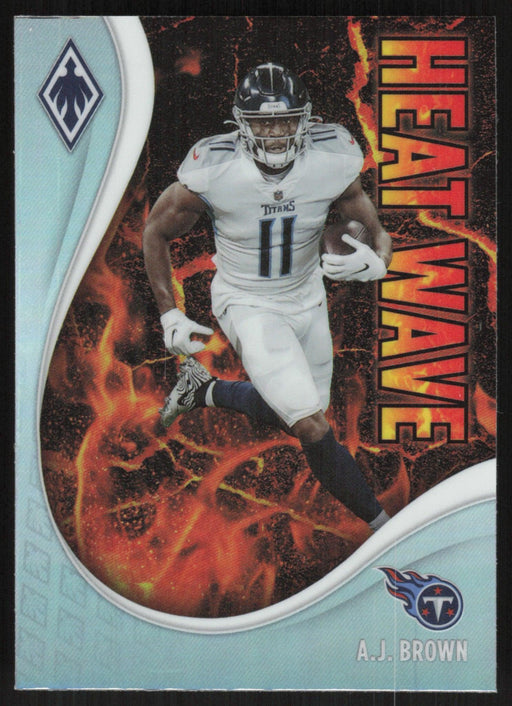 A.J. Brown 2021 Panini Phoenix Heat Wave # 11 Insert Tennessee Titans - Collectible Craze America