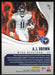 A.J. Brown 2021 Panini Phoenix Heat Wave # 11 Insert Tennessee Titans - Collectible Craze America