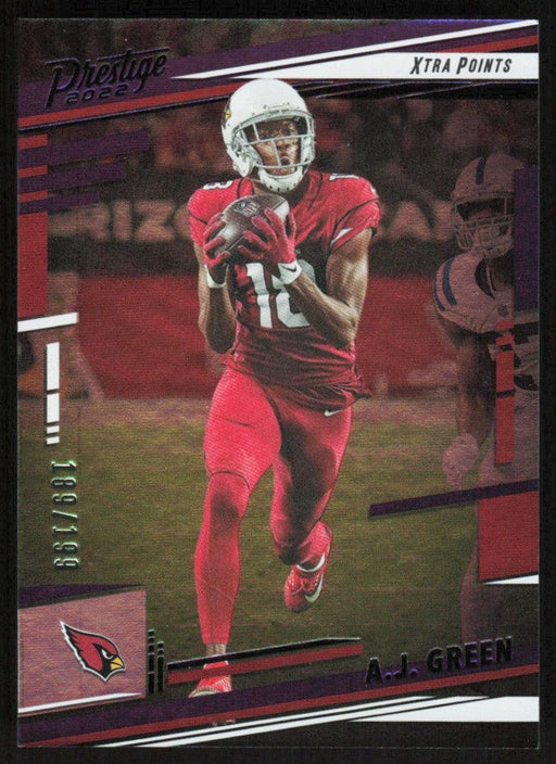 A.J. Green 2022 Panini Prestige Xtra Points # 161 Purple 160/199 Arizona Cardinals - Collectible Craze America