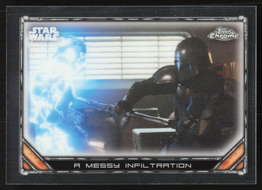 A Messy Infiltration 2022 Topps Chrome Star Wars Mandalorian # S1-16 - Collectible Craze America