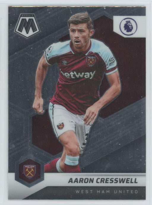 Aaron Cresswell 2021 Panini Mosaic Premier League # 81 West Ham United - Collectible Craze America