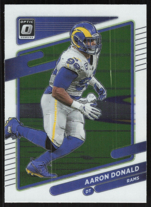 Aaron Donald 2021 Donruss Optic # 187 Los Angeles Rams - Collectible Craze America