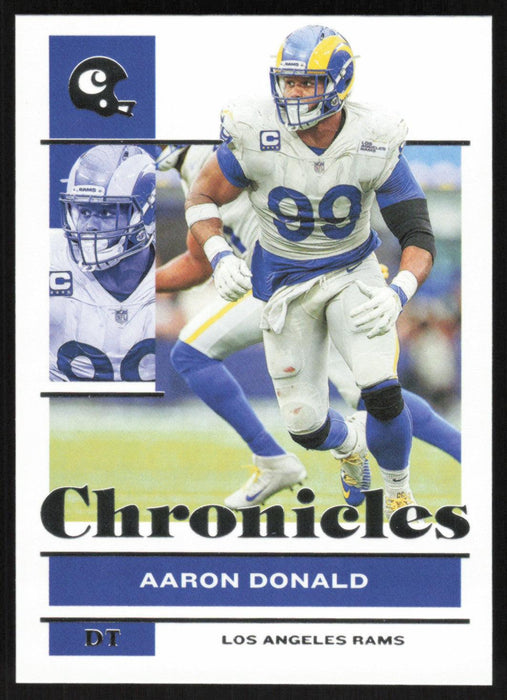 Aaron Donald 2021 Panini Chronicles # 46 Los Angeles Rams Base - Collectible Craze America