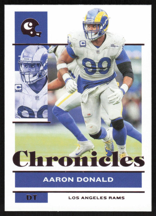 Aaron Donald 2021 Panini Chronicles # 46 Pink Los Angeles Rams - Collectible Craze America