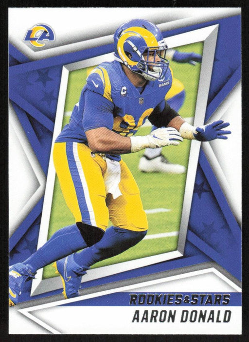 Aaron Donald 2021 Panini Rookies & Stars # 32 Los Angeles Rams Base - Collectible Craze America